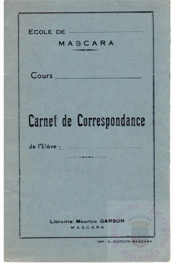 Carnet de correspondance