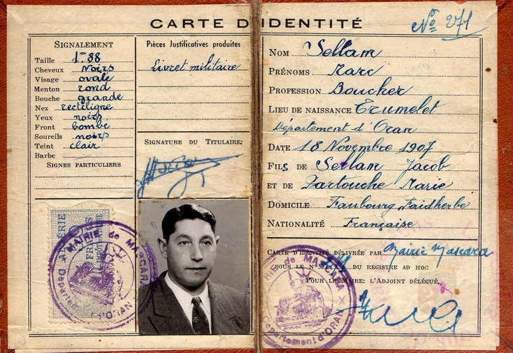Carte identit&eacute;
