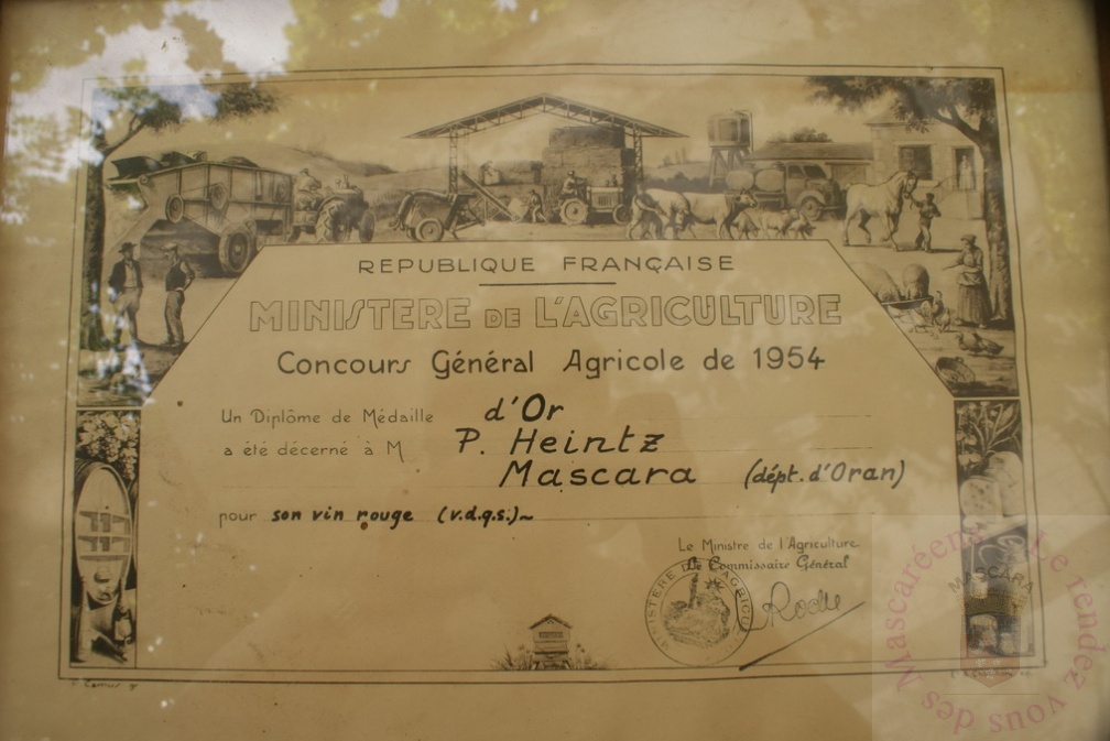 Concours agricole 1958 Hentz