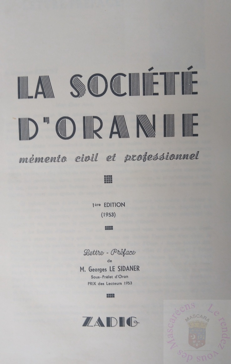 Société d'Oranie