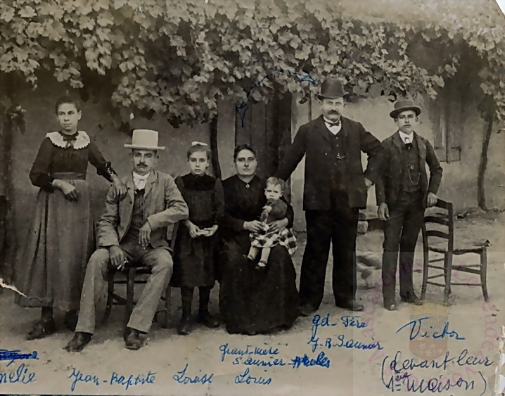 Famille Saunier 1900