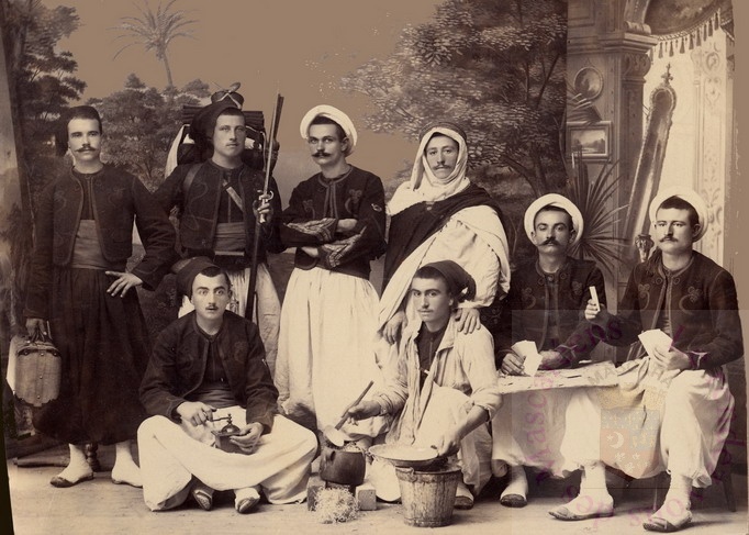 J. B. SAUNIER Zouaves