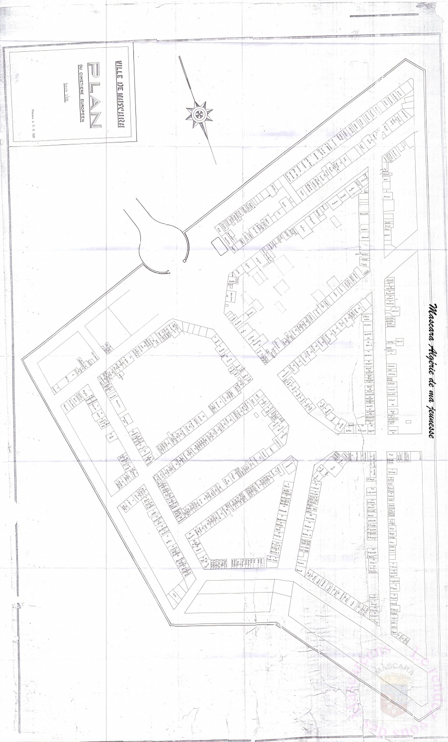 Plan cimetère catholique