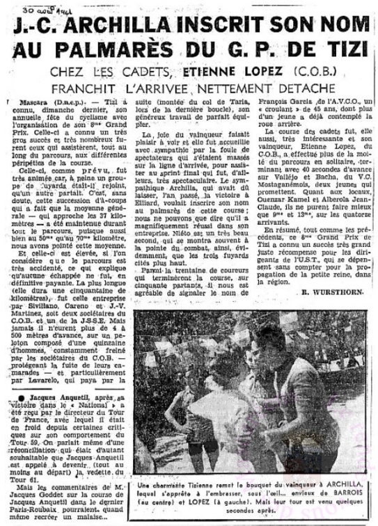 Grand prix de Tizi 1961