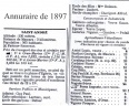 Annuaire de Saint André 1897