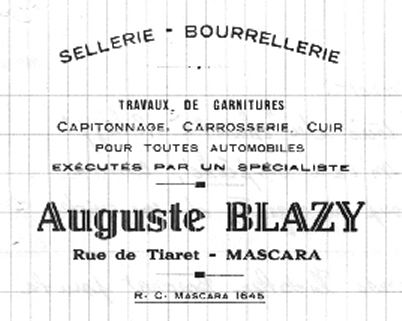 En-t&ecirc;te Blazy