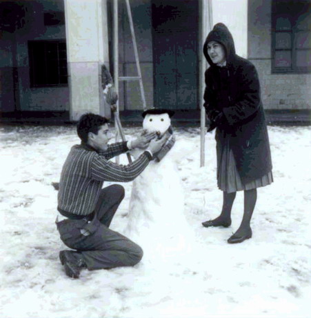 Neige au coll&egrave;ge